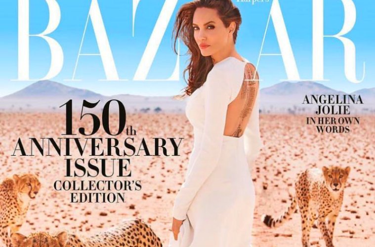 Η Αντζελίνα Τζολί στο Harper’s Bazaar από τη Ναμίμπια