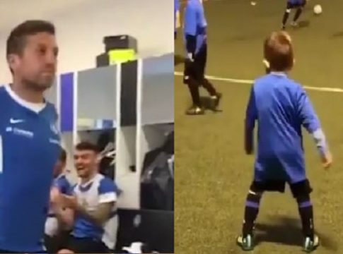 Ο γιος πανηγυρίζει όπως ο πατέρας! (vid)