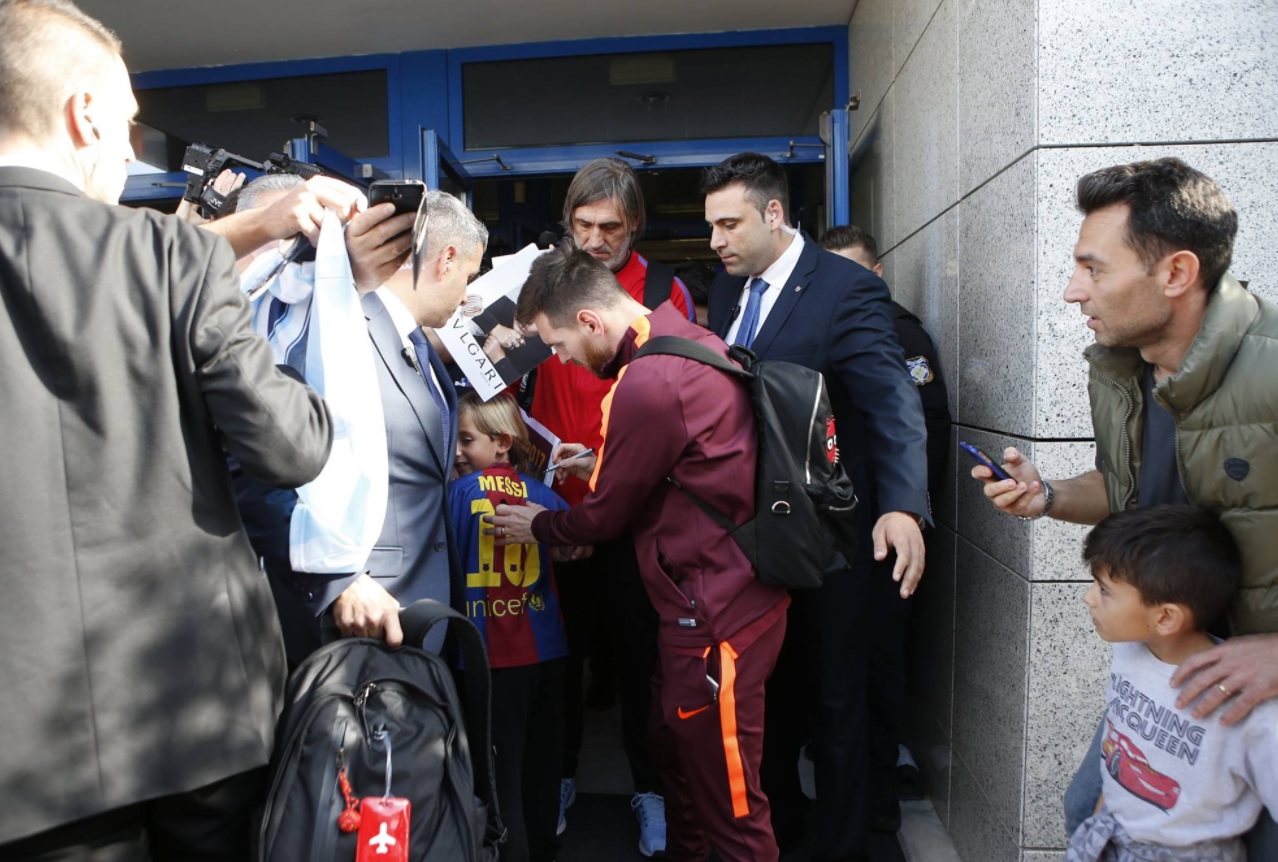 Έφτασε στην Αθήνα η Μπαρτσελόνα (pic)