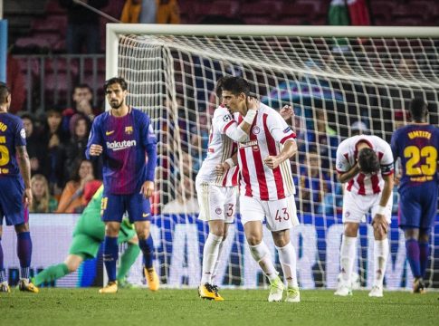 Η νέα γενιά του Ολυμπιακού στο Καμπ Νου