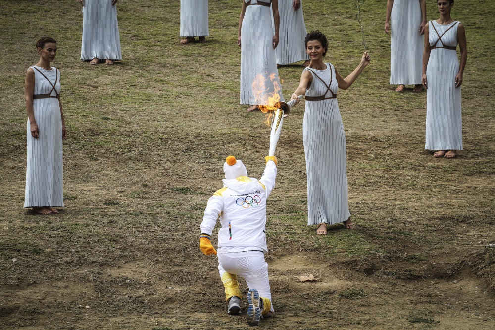 Η Ολυμπιακή Φλόγα παραδίδεται στην Πιονγκτσάνγκ