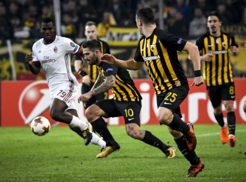 ΑΕΚ – Μίλαν: Την «έσβησε»… με αποδείξεις! (graphic)