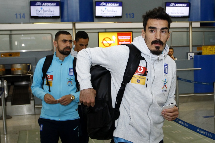 Εθνική Ελλάδας: Η αναχώρηση για την Κροατία (pics)