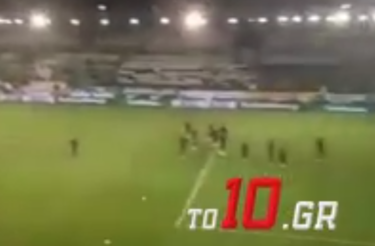 ΑΠΟΚΛΕΙΣΤΙΚΟ VIDEO : Η προθέρμανση των ποδοσφαιριστών της ΑΕΚ