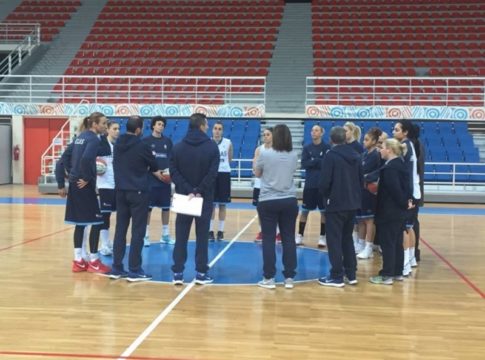 Εθνική Γυναικών : Προπόνηση πριν από τη Μ. Βρετανία (vid)