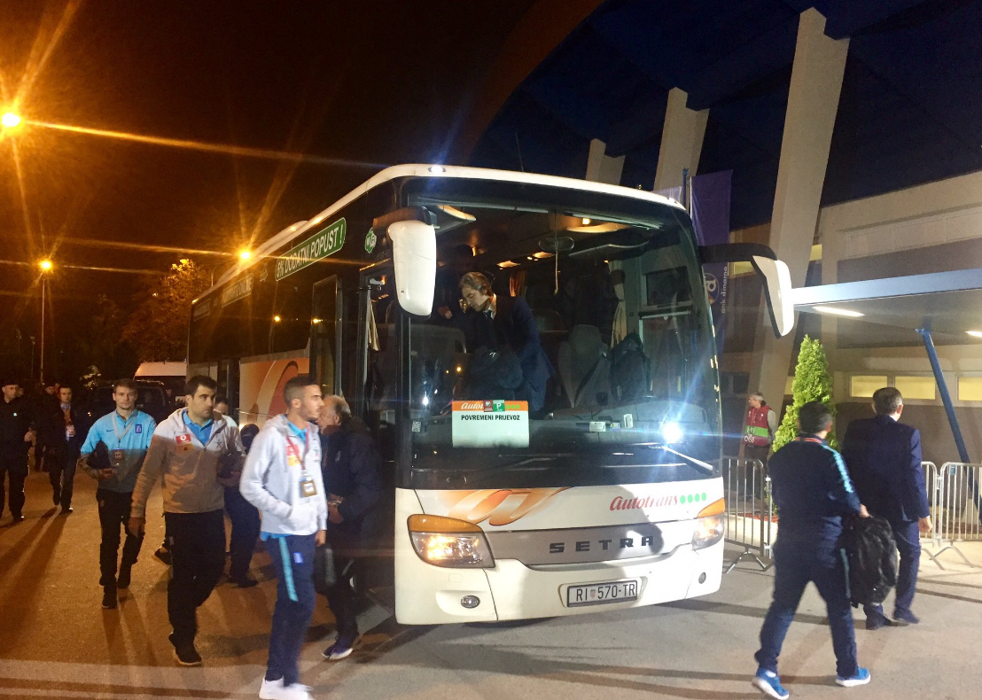 Κροατία – Ελλάδα: Οι διεθνείς μας κατέφθασαν στο «Μάξιμιρ» (pic)