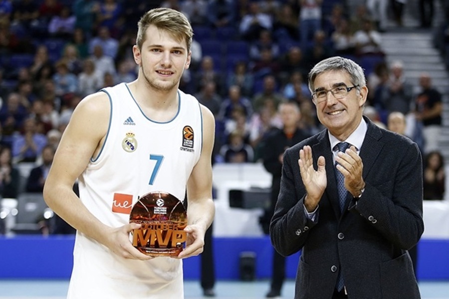 Euroleague : MVP του Οκτωβρίου ο Ντόντσιτς (vid)