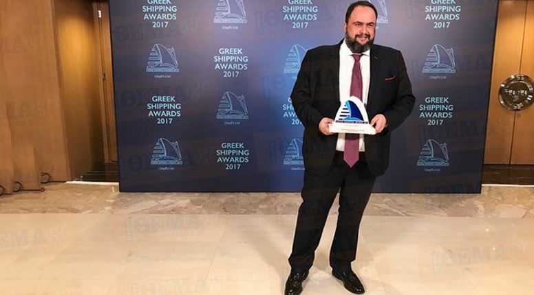 Βαγγέλης Μαρινάκης : Προσωπικότητα της χρονιάς στην ελληνική ναυτιλία