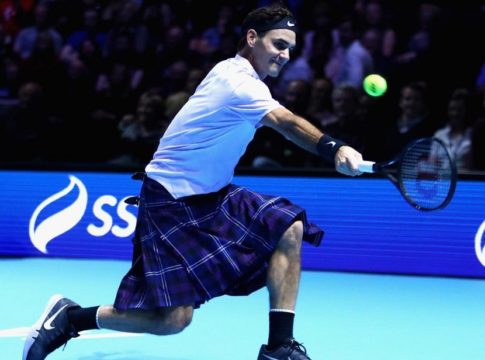 Έπος: Ο Φέντερερ έπαιξε κόντρα στον Μάρεϊ με σκωτσέζικη φούστα! (vid)