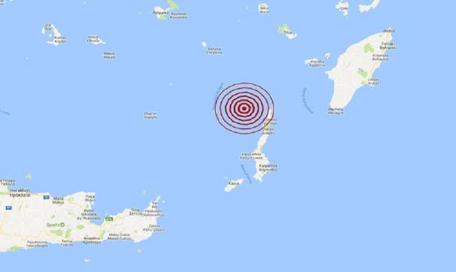 Σεισμός κοντά στην Κάρπαθο (pic)