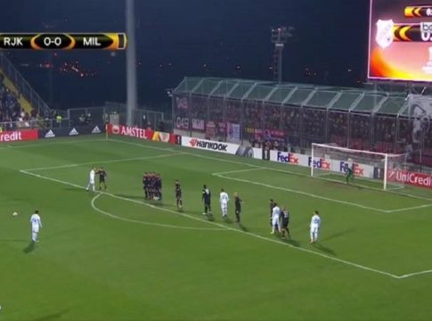 Μαγικό γκολ από την Ριέκα κόντρα στη Μίλαν (vid)