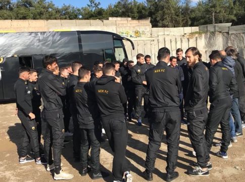 ΑΕΚ : Πήραν γεύση από Νέα Φιλαδέλφεια οι παίκτες