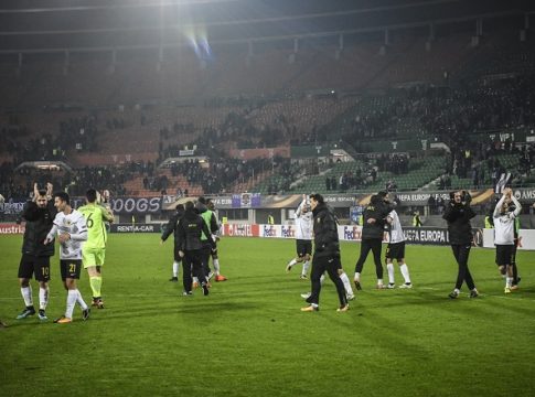 Αούστρια Βιέννης- ΑΕΚ : Πάρτι στα αποδυτήρια της Ενωσης (vid)