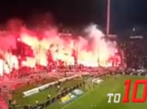 ΑΠΟΚΛΕΙΣΤΙΚΟ VIDEO : Η εντυπωσιακή είσοδος των ομάδων στο ντέρμπι
