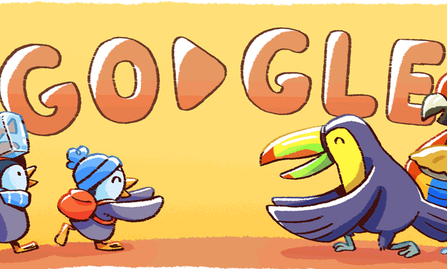 Tο doodle της Google για την ημέρα των Χριστουγέννων