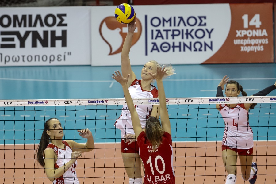 Volley League Γυναικών : Ολυμπιακός – Αίας Ευόσμου 3-0