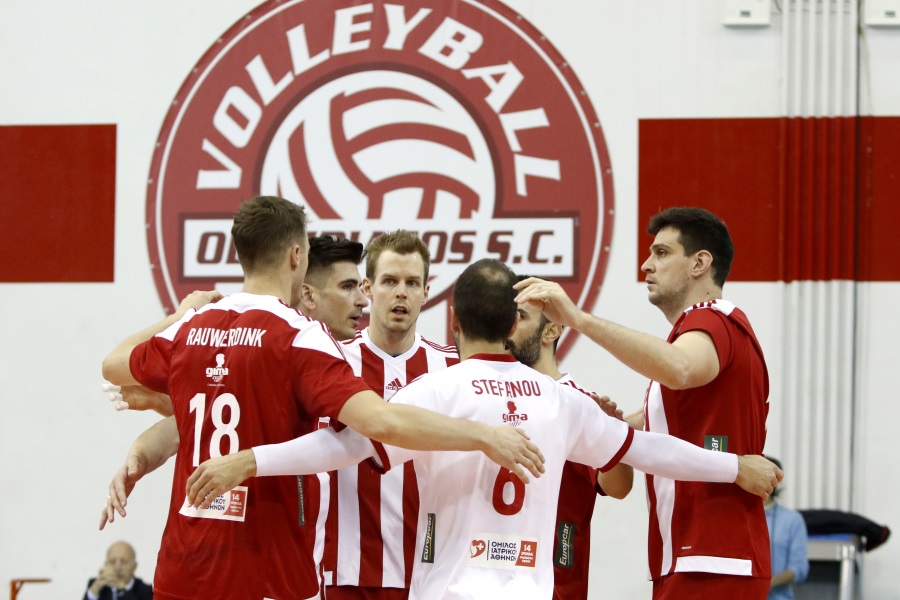 Volley League : Ο Ολυμπιακός διατήρησε το αήττητό του