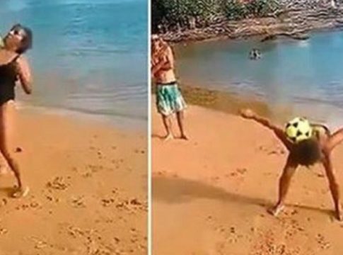 Γιαγιά στη Βραζιλία έγινε viral με τα κόλπα της (vid)