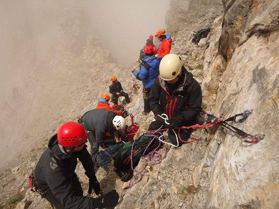 Όλυμπος: Σε εξέλιξη επιχείρηση διάσωσης τραυματισμένης 35χρονης   