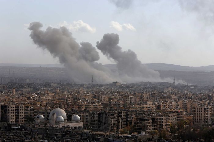 Τουλάχιστον 17 νεκροί  σε Ρωσοσυριακό Βομβαρδισμό κοντά στη Δαμασκό