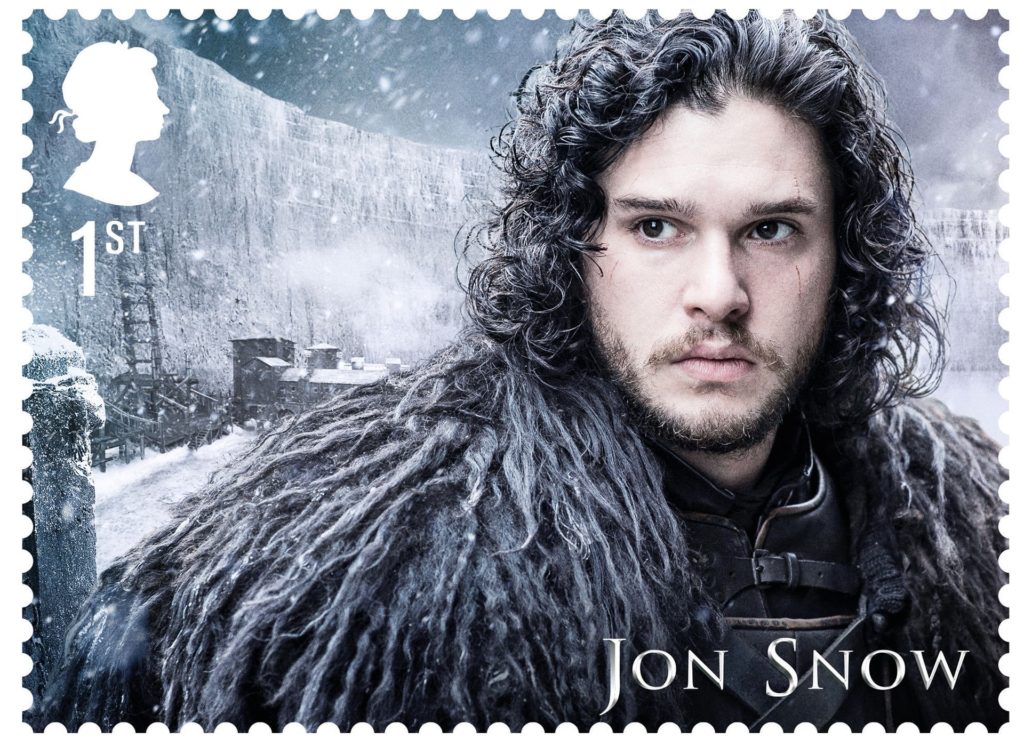 Σειρά γραμματοσήμων Game of Thrones από τα Βρετανικά Ταχυδρομεία