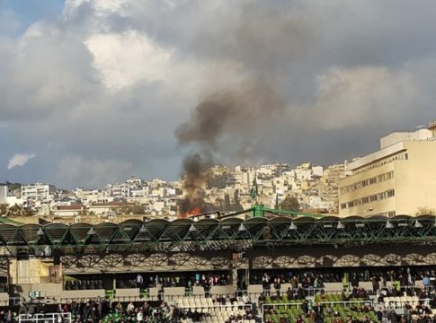 Φωτιά στα προσφυγικά στη Λεωφόρο – Την έθεσε υπό έλεγχο η Πυροσβεστική (pics)