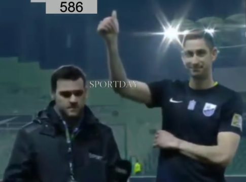 Χοντρές βρισιές σε… διάλογο Παπαδόπουλου και οπαδού στη Λεωφόρο (vid)