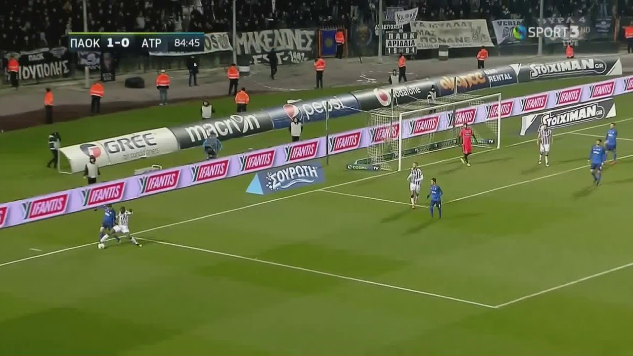ΠΑΟΚ – Ατρόμητος : Δείτε το δεύτερο γκολ του δικεφάλου (vid)