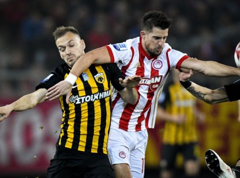 LIVE : Ολυμπιακός – ΑΕΚ 1-2