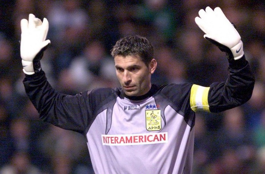 Ο Δέλλιος στην προπόνηση του Άρη