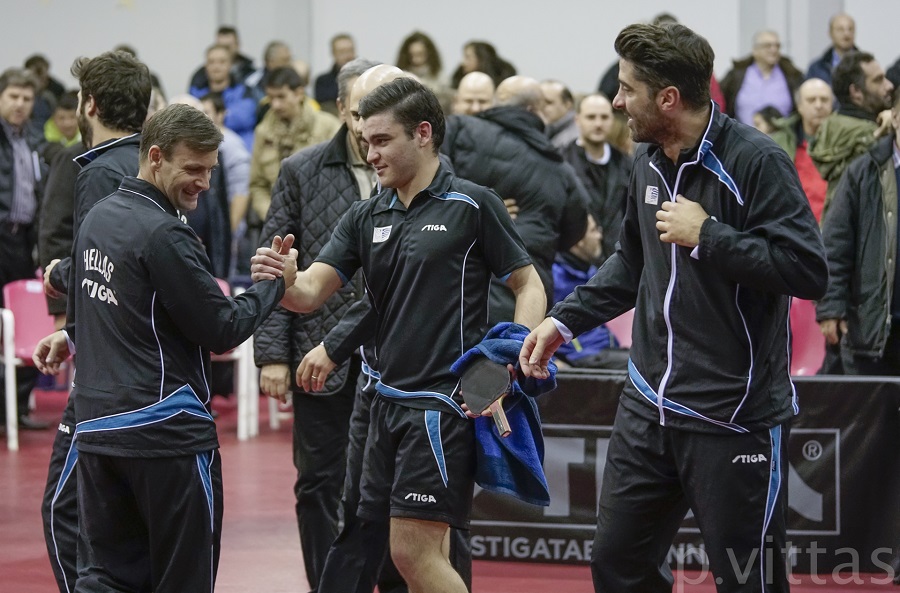 Πινγκ πονγκ : Εύκολη πρεμιέρα για την εθνική ανδρών, 3-0 το Λουξεμβούργο