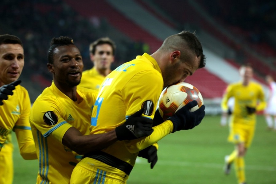 Europa League : Η Αστάνα το πρώτο γκολ στα νοκ άουτ (vid)