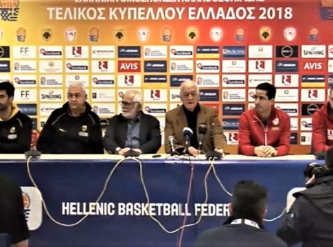 Ολυμπιακός – ΑΕΚ : Η συνέντευξη Τύπου σε LIVE Streaming