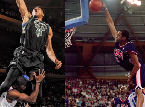 NBA : Όταν ο Γιάννης «ντύθηκε»… Βινς Κάρτερ (vid)