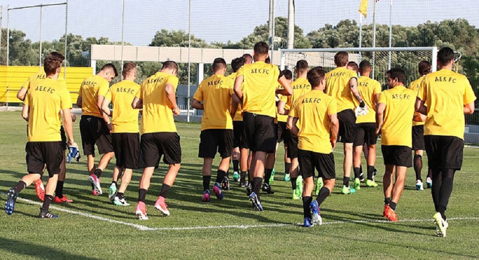 ΑΕΚ : Με τέσσερις απόντες η προπόνηση της Παρασκευής