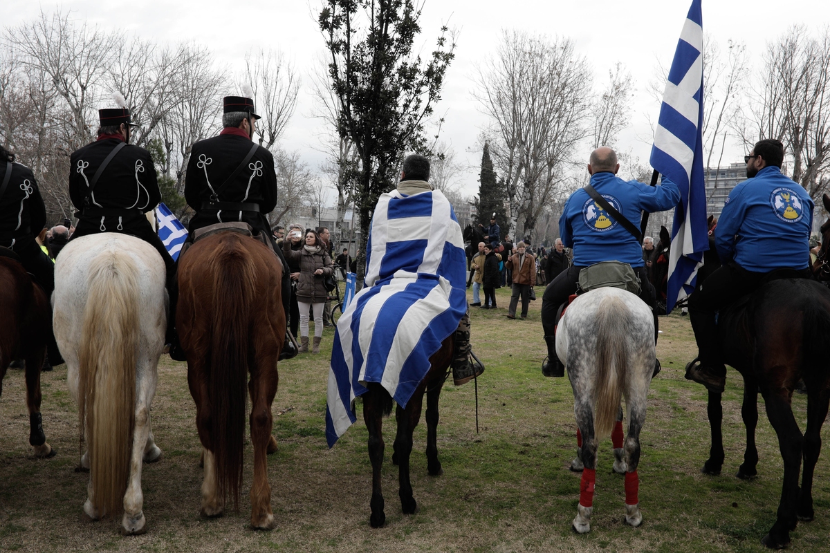 Απόστρατοι σωμάτων ασφαλείας και πρώην στρατιωτικοί στην περιφρούρηση του συλλαλητηρίου