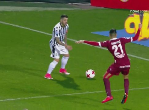 ΠΑΟΚ : 1-0 και … ένα κλικ οφσάιντ (vid)