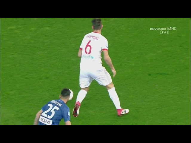 Ολυμπιακός : Έτσι άνοιξε το σκορ κόντρα στον Πανιώνιο