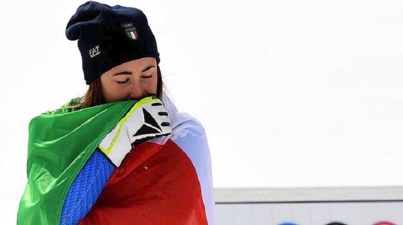 «Χρυσή» η Σοφία Γκότζια στην κατάβαση