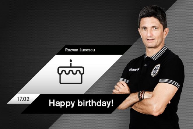 ΠΑΟΚ : Οι ευχές στον Λουτσέσκου και το αφιέρωμα