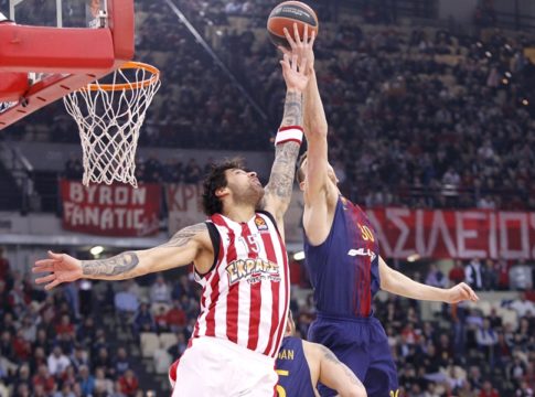 LIVE : Ολυμπιακός – Μπαρτσελόνα  63-90 (Τελικό)