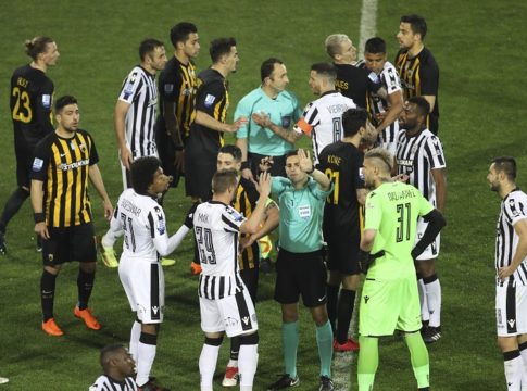 ΠΑΟΚ : Ο Κομίνης σφύριξε και ο Ποντίκης βγήκε με τη σημαία!