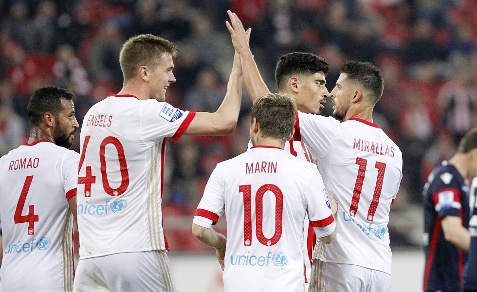 Τα «ερυθρόλευκα» γκολ στο 5-1 επί της Κέρκυρας (vids)