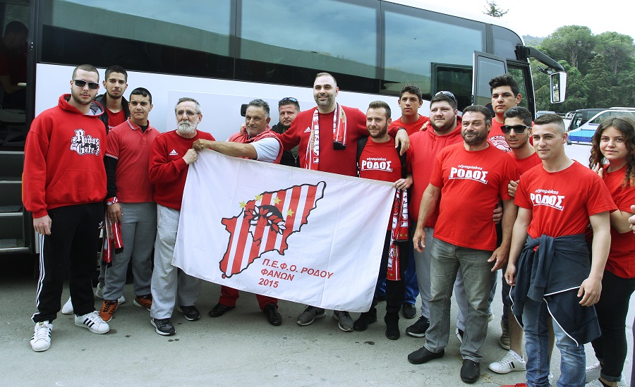 Ολυμπιακός : Θερμή υποδοχή στη Ρόδο