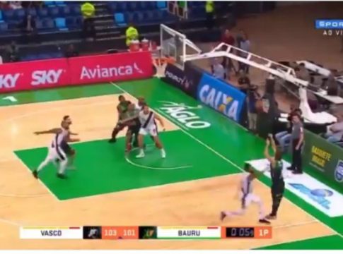 Τρελό buzzer beater στη Βραζιλία (vid)