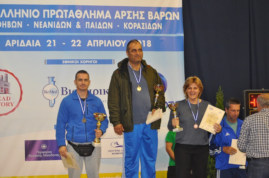 Άρση Βαρών : Δύο χρυσά ο Κύδωνας Χανίων