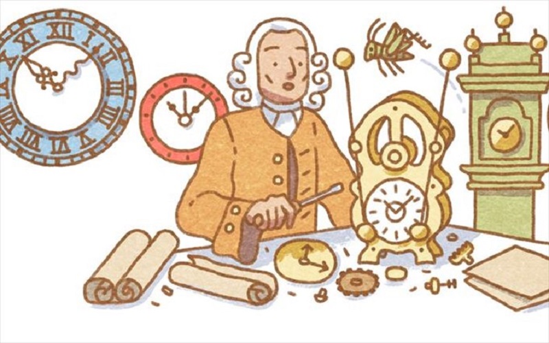 Το Doodle της Google για τον ωρολογοποιό Τζον Χάρισον