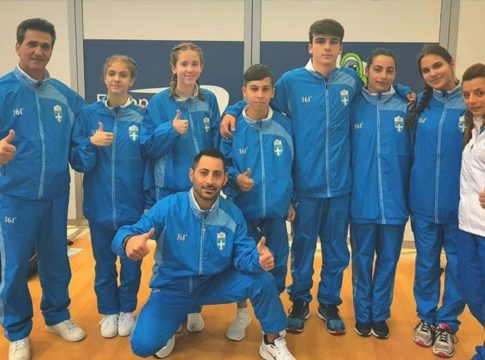 Στον τελικό του συγχρονισμένου τραμπολίνο νεανίδων οι Καλπαξή και Τσακαλίδου