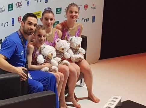 Επιτυχημένη η ελληνική τριάδα στο παγκόσμιο πρωτάθλημα ακροβατικής ηλικιών