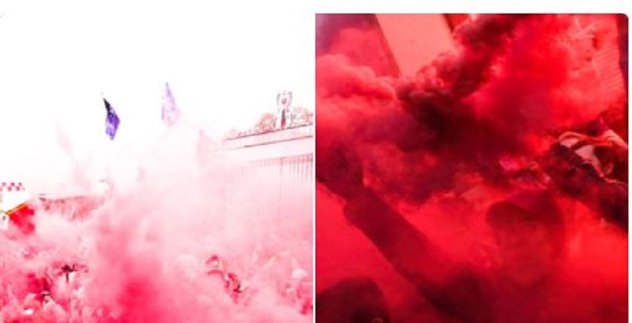 Φανταστική ατμόσφαιρα των οπαδών της Λίβερπουλ στα πέριξ του Άνφιλντ! (vids)